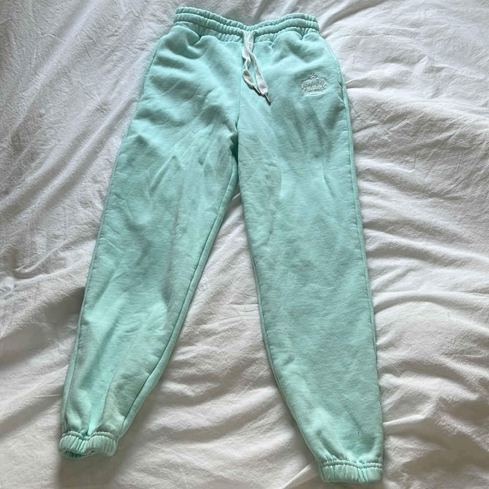 Juicy Couture x forever 21 Sweatpants Turquoise